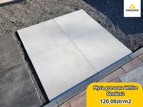 Płyty gresowe GOLIAT tarasowe 60x60x2 gres taras WHITE