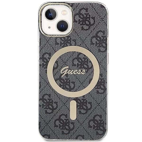 Etui Guess 4G MagSafe na iPhone 15 Plus / 14 Plus - czarne