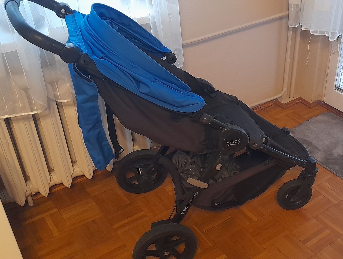 Wózek dziecięcy do 22 kg, Britax motion plus plus niebieski