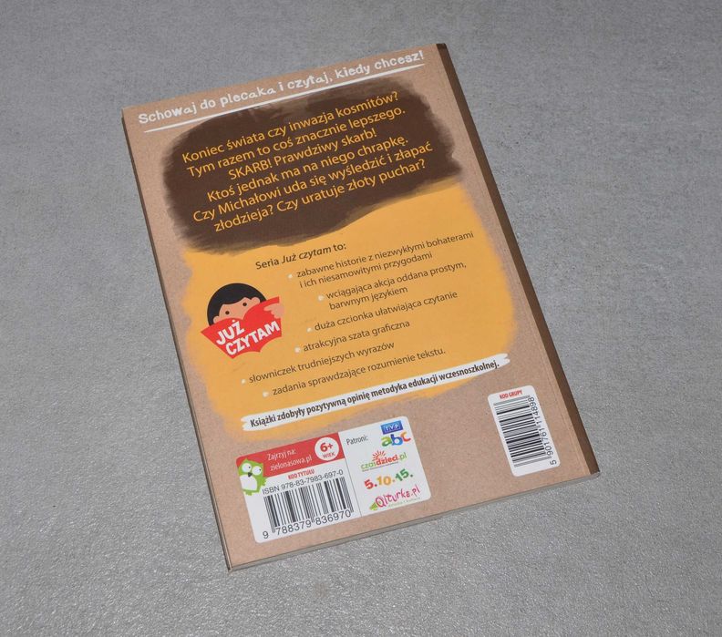 Już czytam – Michał i złoty puchar, Agnieszka Stelmaszszyk