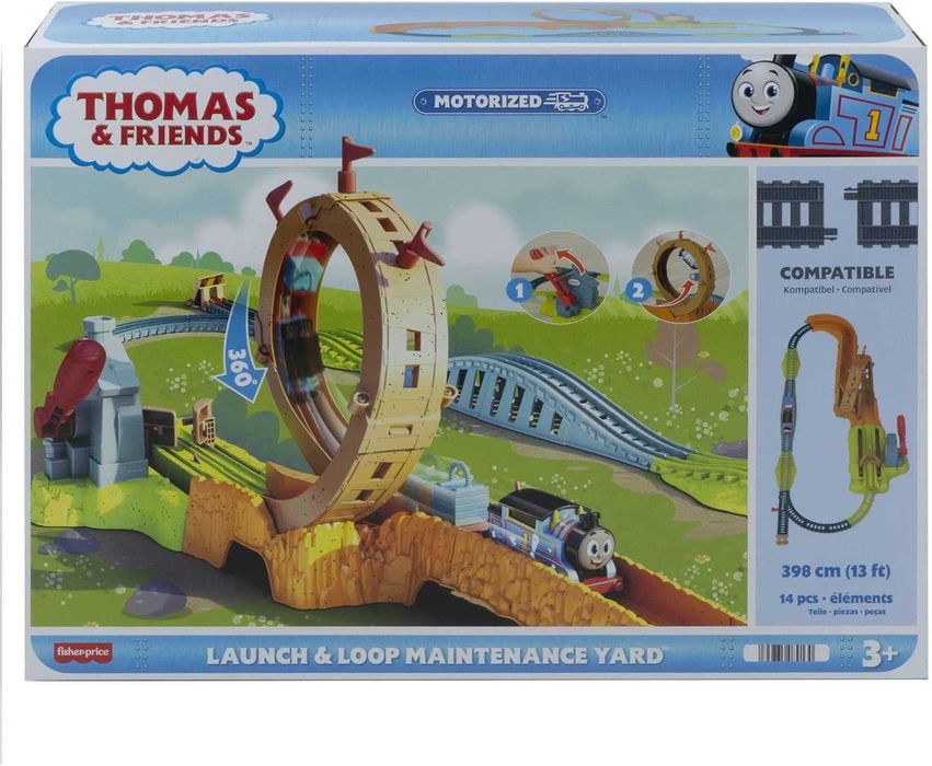Ігровий набір паровозик Томас з петлею Thomas and Friends HMB93 •Новий