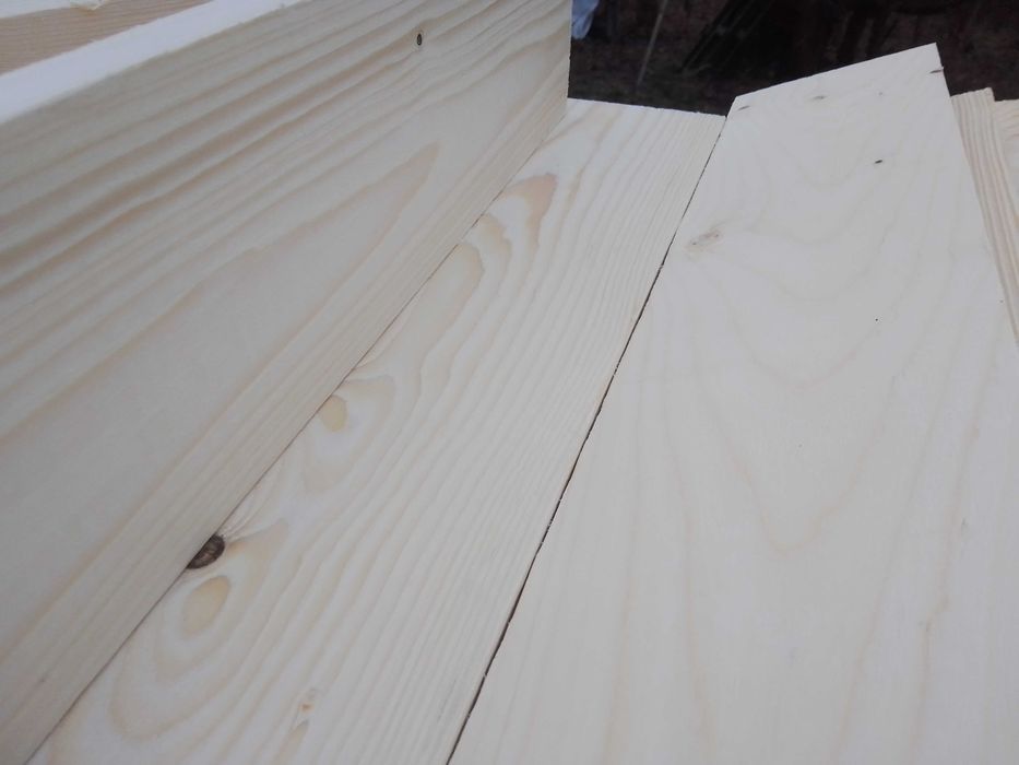 Blat świerkowy, naturalne drewno, heblowany