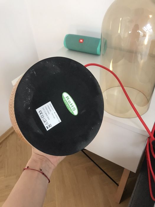 Industrialna lampa z  kloszem
