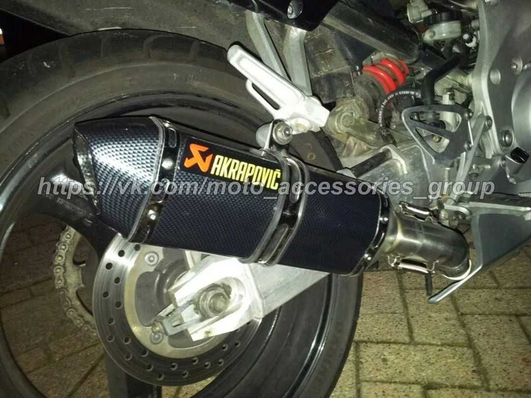Мото прямоток прямоточний Akrapovic Carbon прямоточный глушитель