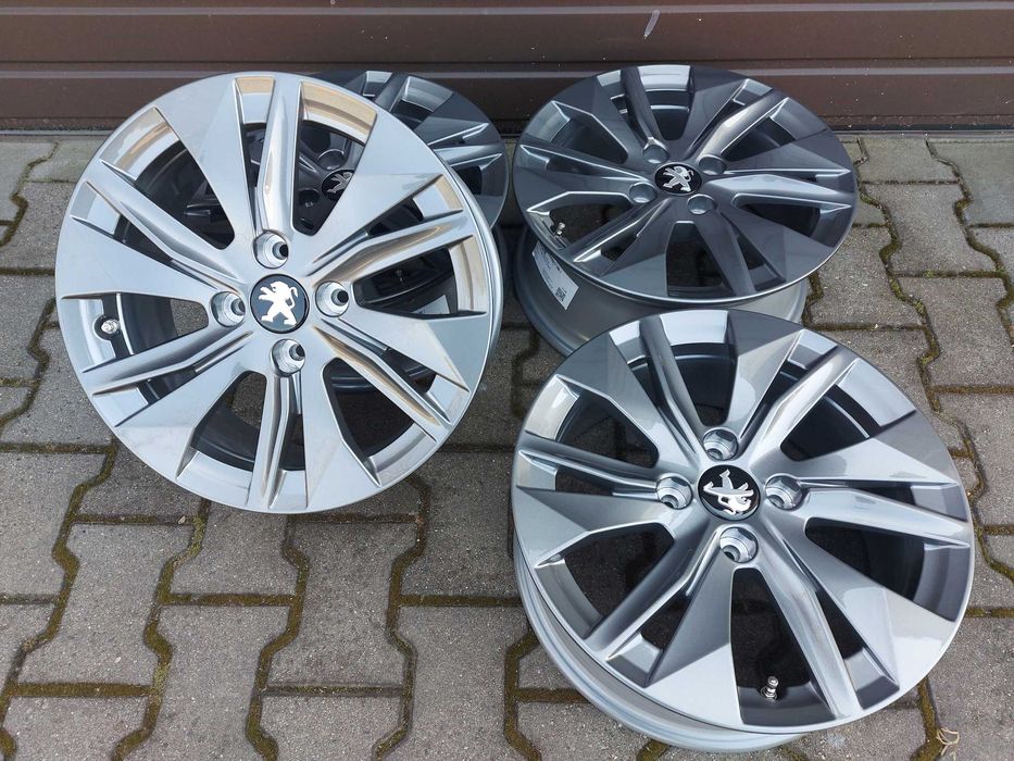 16x6.5J et32 4x108 Peugeot 207, 208, 2008, Citroen C3 C4 Berlingo, DS3