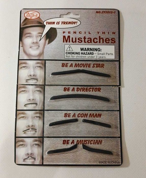 Ніс клоунський поролоновий  Вуса  Борода театральна