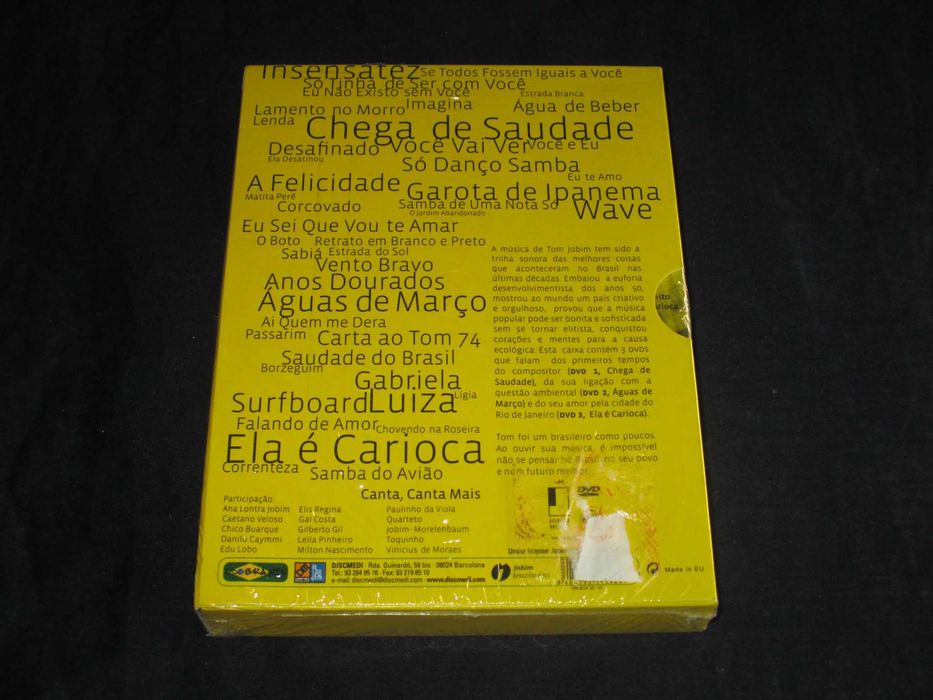 DVDs Tom Jobim Maestro Soberano Embalagem Selada