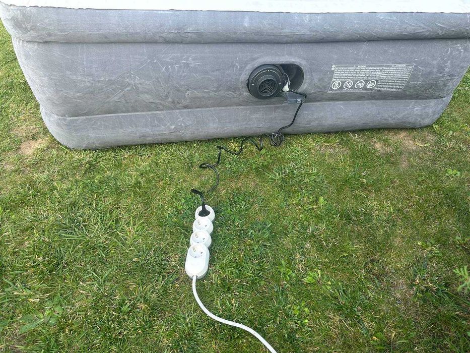 ‼️Надувная кровать двуспальная с подголовником. Матрас. Ліжко надувне