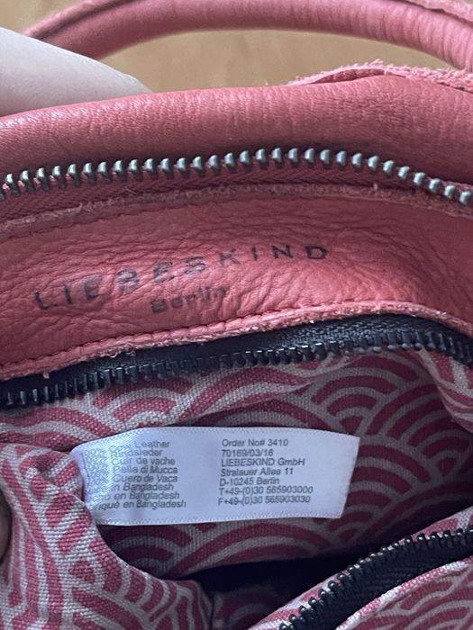 Liebeskind Tasche karminrot