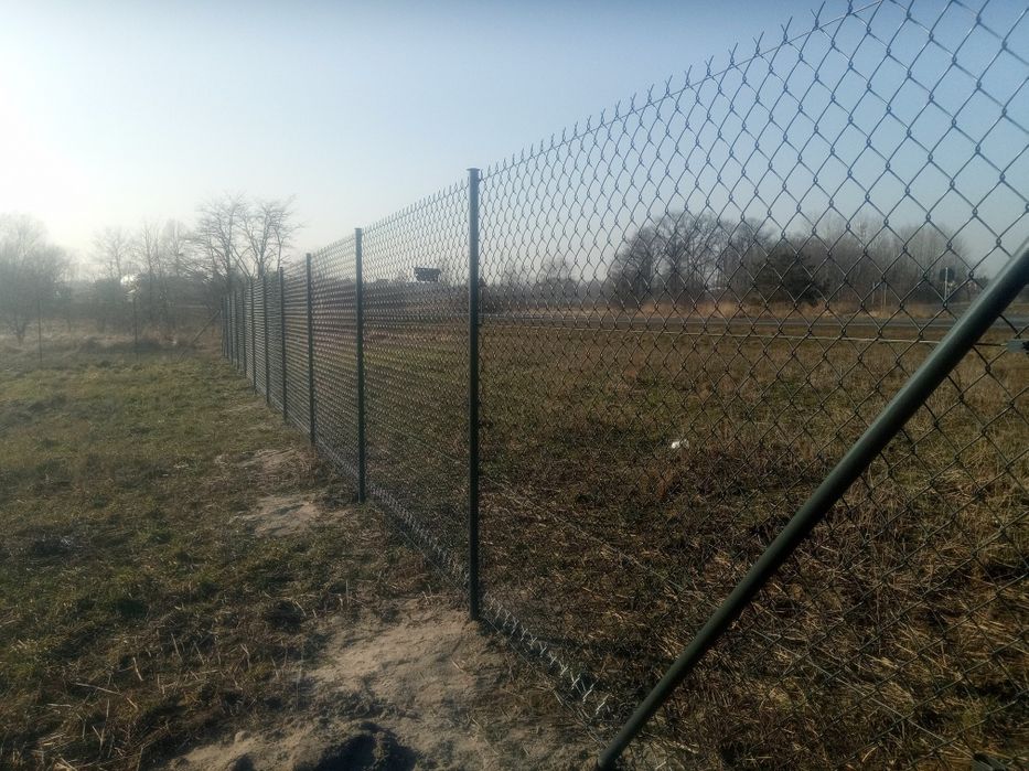 Kompletny materiał na ogrodzenie 47zł (siatka słupki płyta)