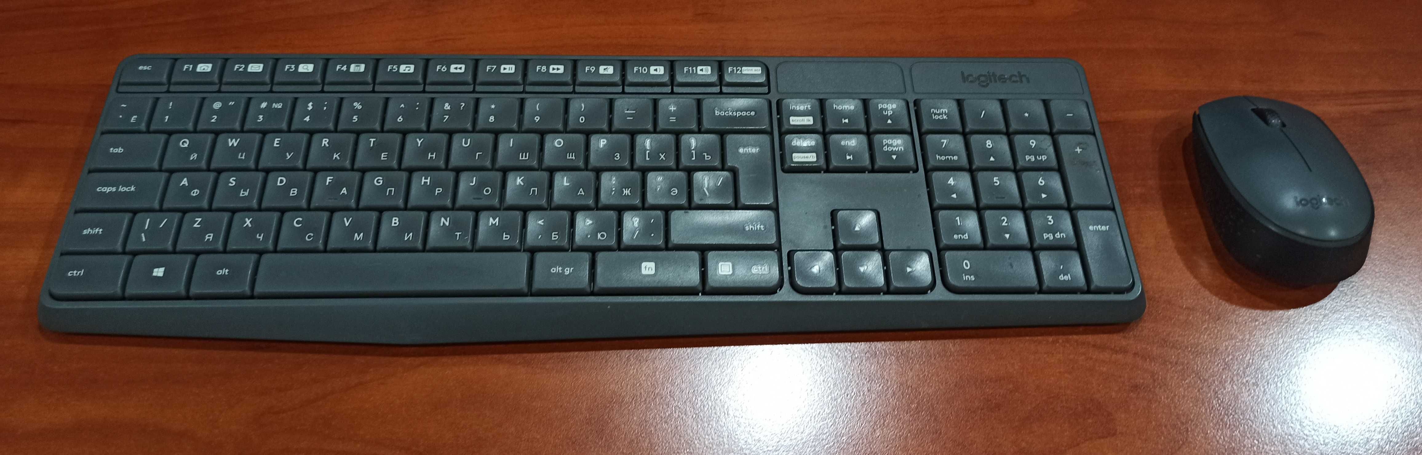 Комплект клавиатура мышь беспроводной Logitech MK235