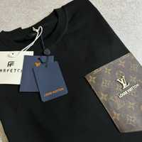 NEW SEASON 2024 мужская черная футболка Louis Vuitton размеры: s-xxl