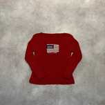 Sweter Polo Ralph Lauren USA Flag Knit Sweater Vintage Retro Y2K 90s