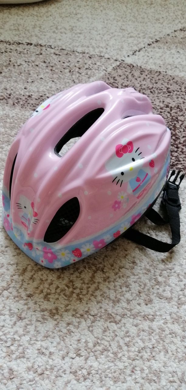 Kask rowerowy dziewczynka hello Kitty