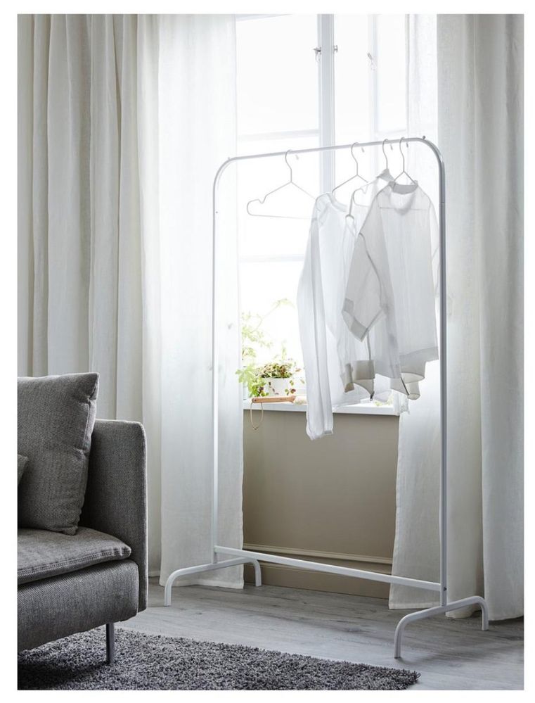 Suporte para cabide branco 99X152