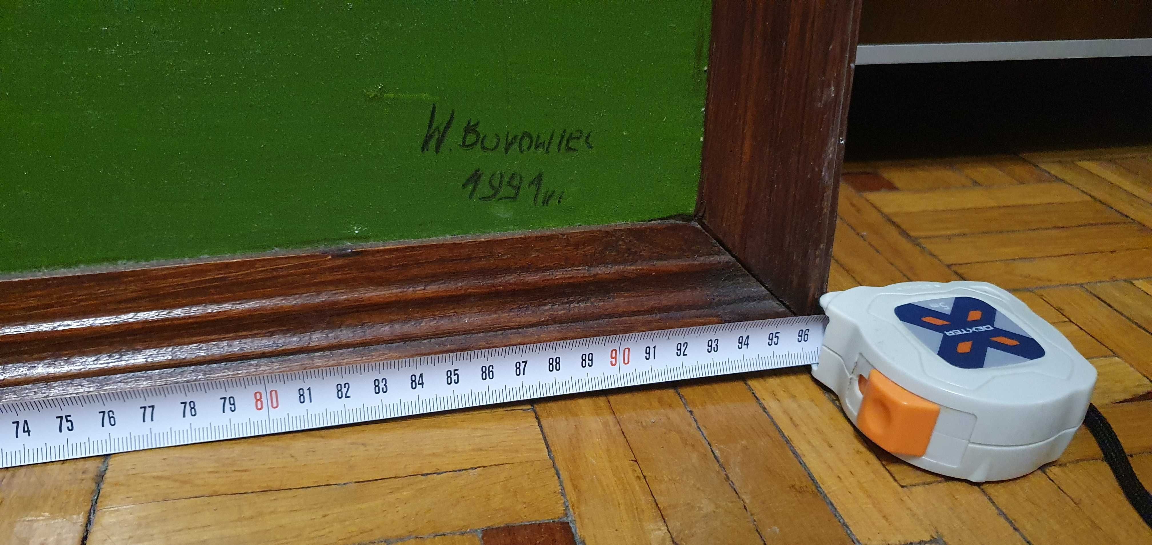 Obraz wazon z kwiatami Borowiec 1991 r.