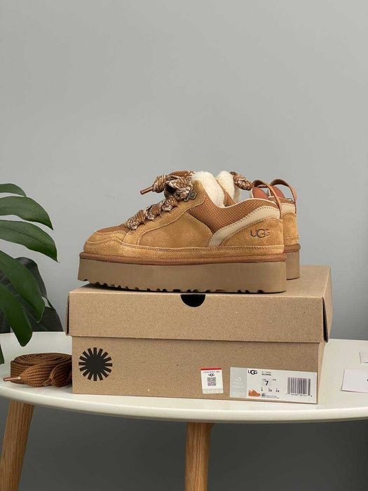 Жіночі черевики UGG Lowmel Sneaker Platform Chestnut 36-41 Топ