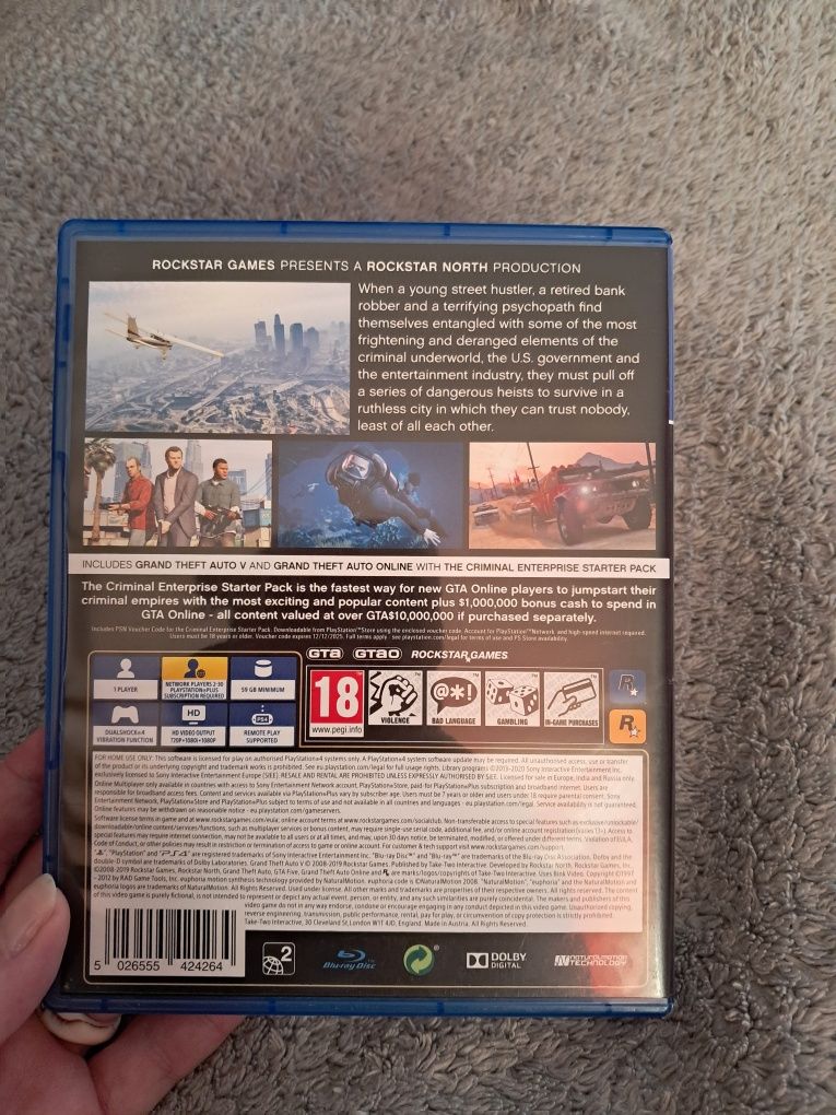 Gra na PlayStation4 GTA5