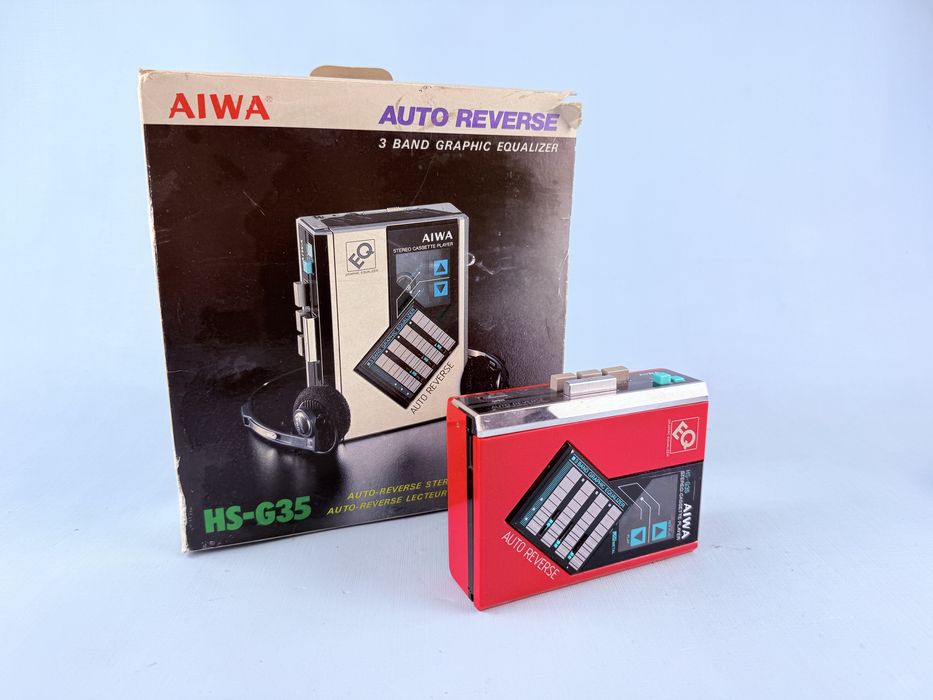 Przenośny Odtwarzacz kasetowy Walkman Aiwa HS-G35 EQ Unikat