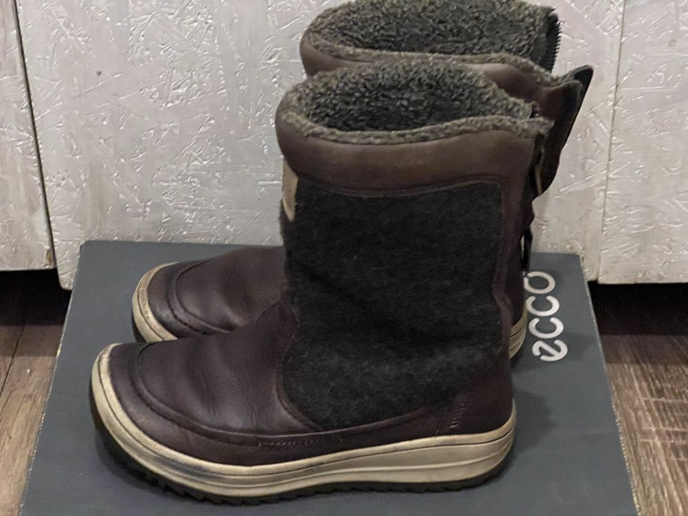 Сапоги ECCO 36 р колір Кава
