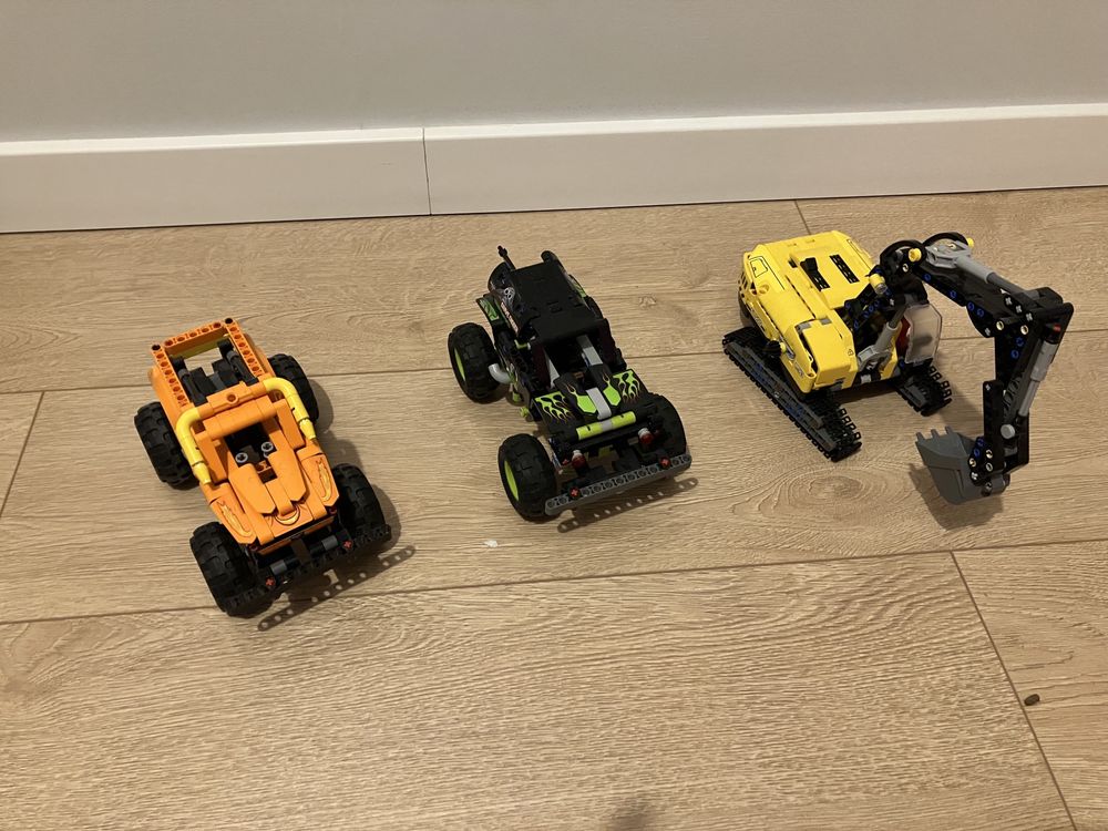 Lego technic 3 zestawy jak nowe