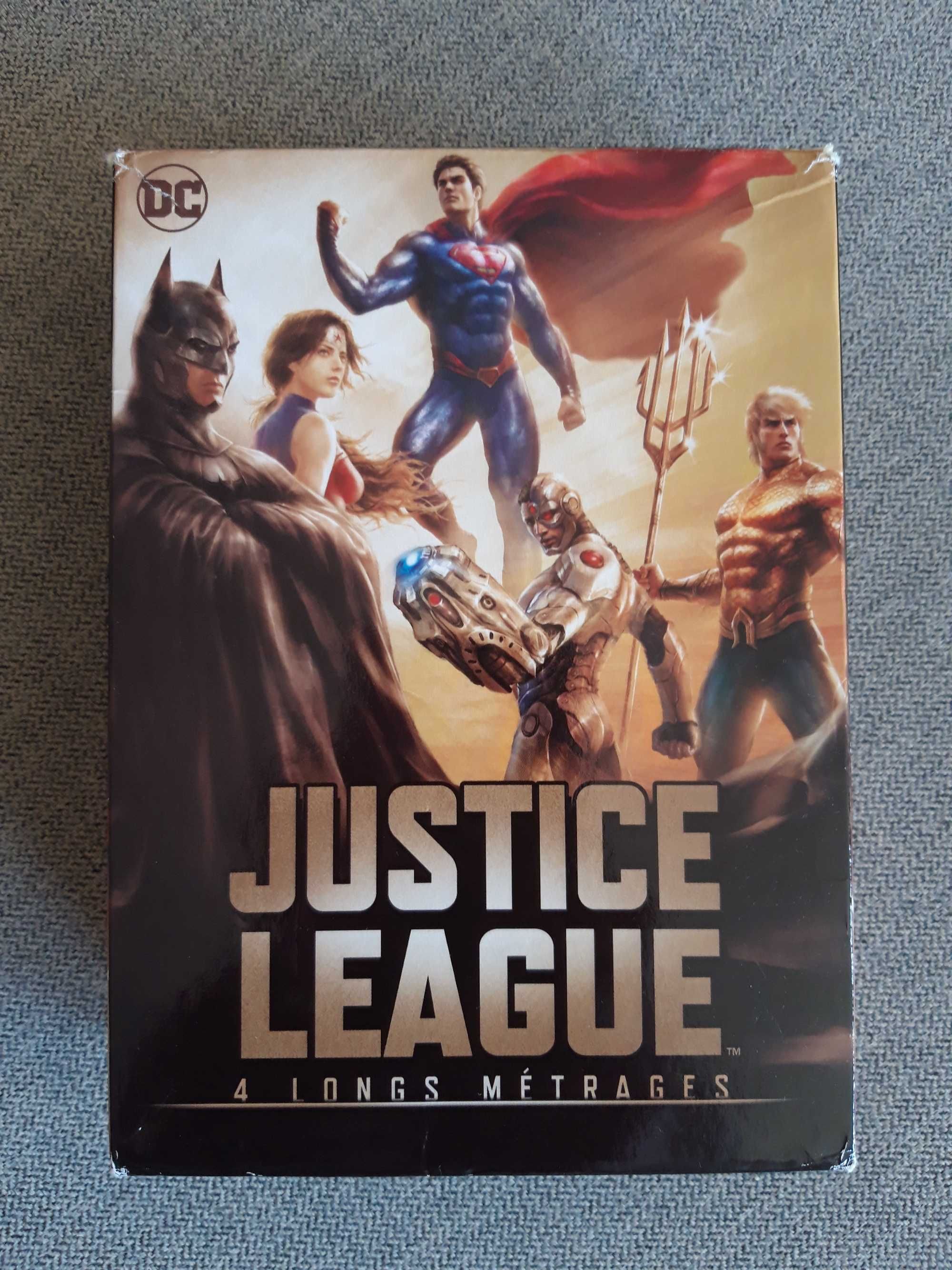 Pack 4 DVD "Justice League"