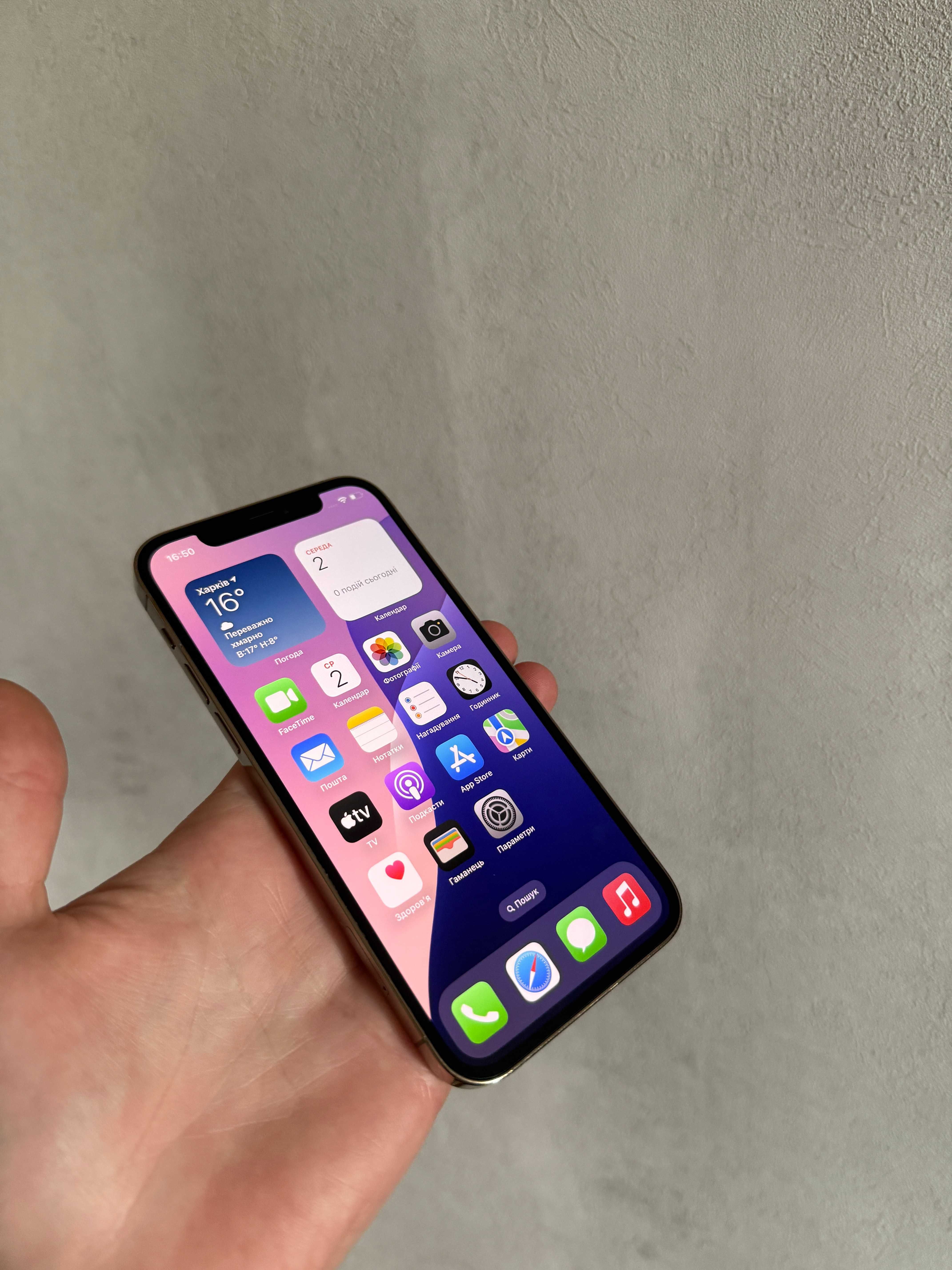 iPhone 12Pro Gold 256GB Neverlock 12 про 256Гб 100%акум ідеал TRADE-IN