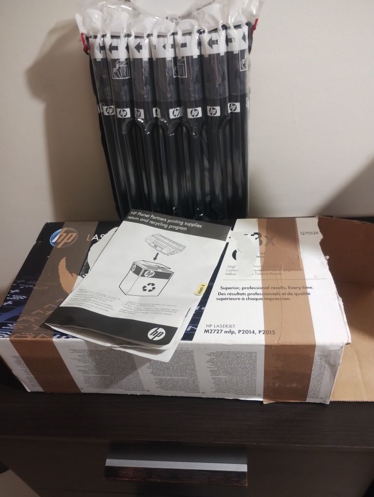 2 tonery HP  Q7553x i Q7553XC do drukarki M2727 mfp