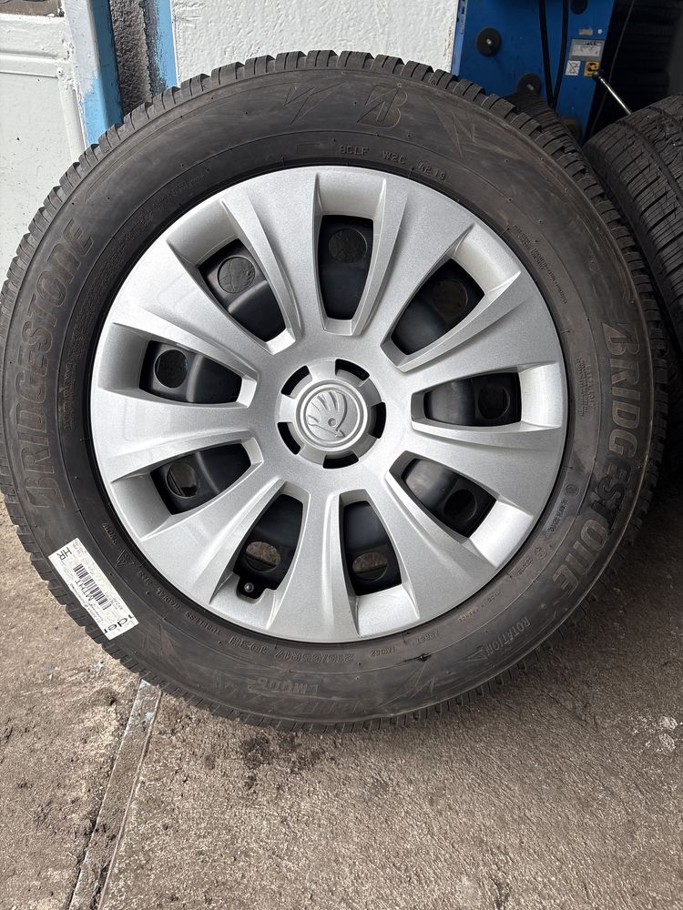 Komplet Kół Skoda,Kodjaq VW 17cali Opony Bridgestone 215/65/17