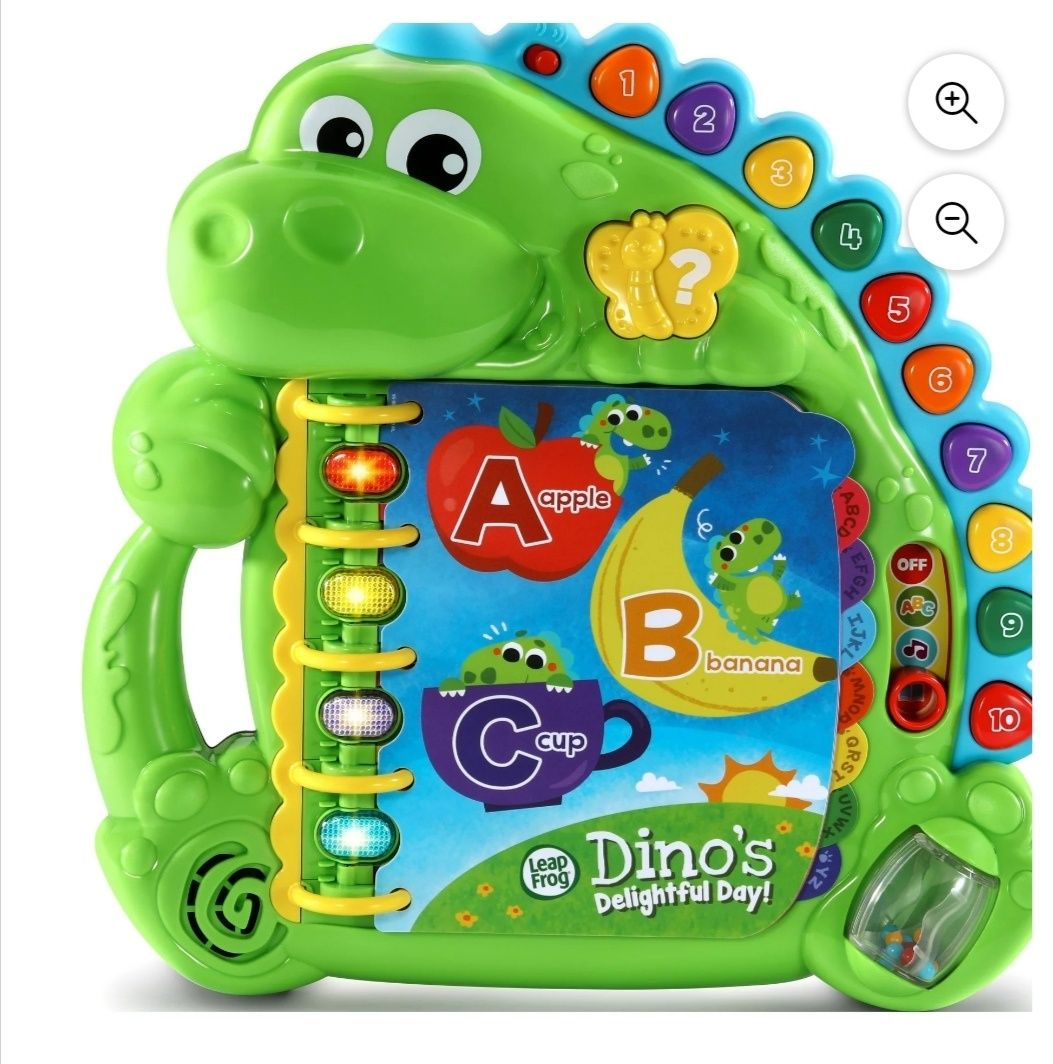 Leapfrog Dino rozkoszny dzień interaktywna zabawka nauka angielskiego