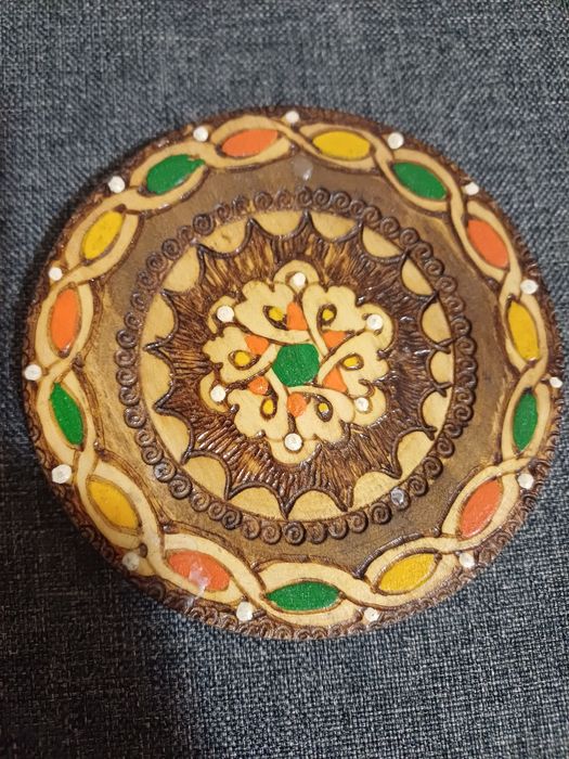 Talerzyk drewniany Vintage