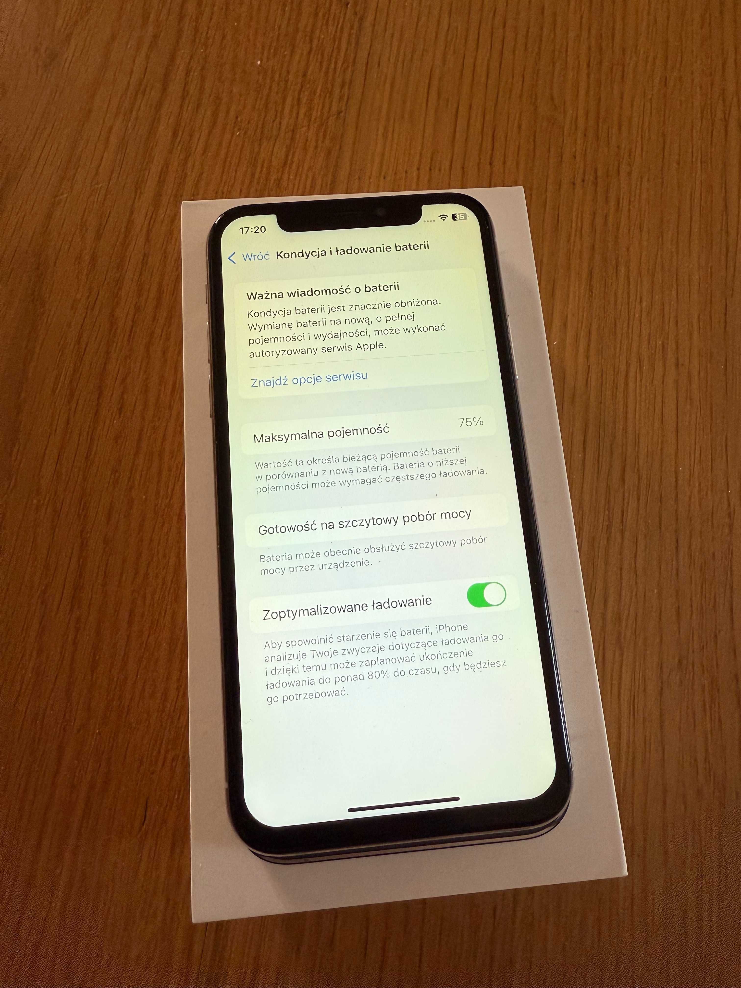 Telefon Apple iPhone XS 64GB Biały