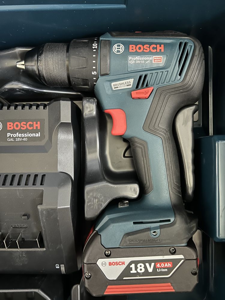 Безщітковий Акум.шуруповерт Bosch GSR 18V-55