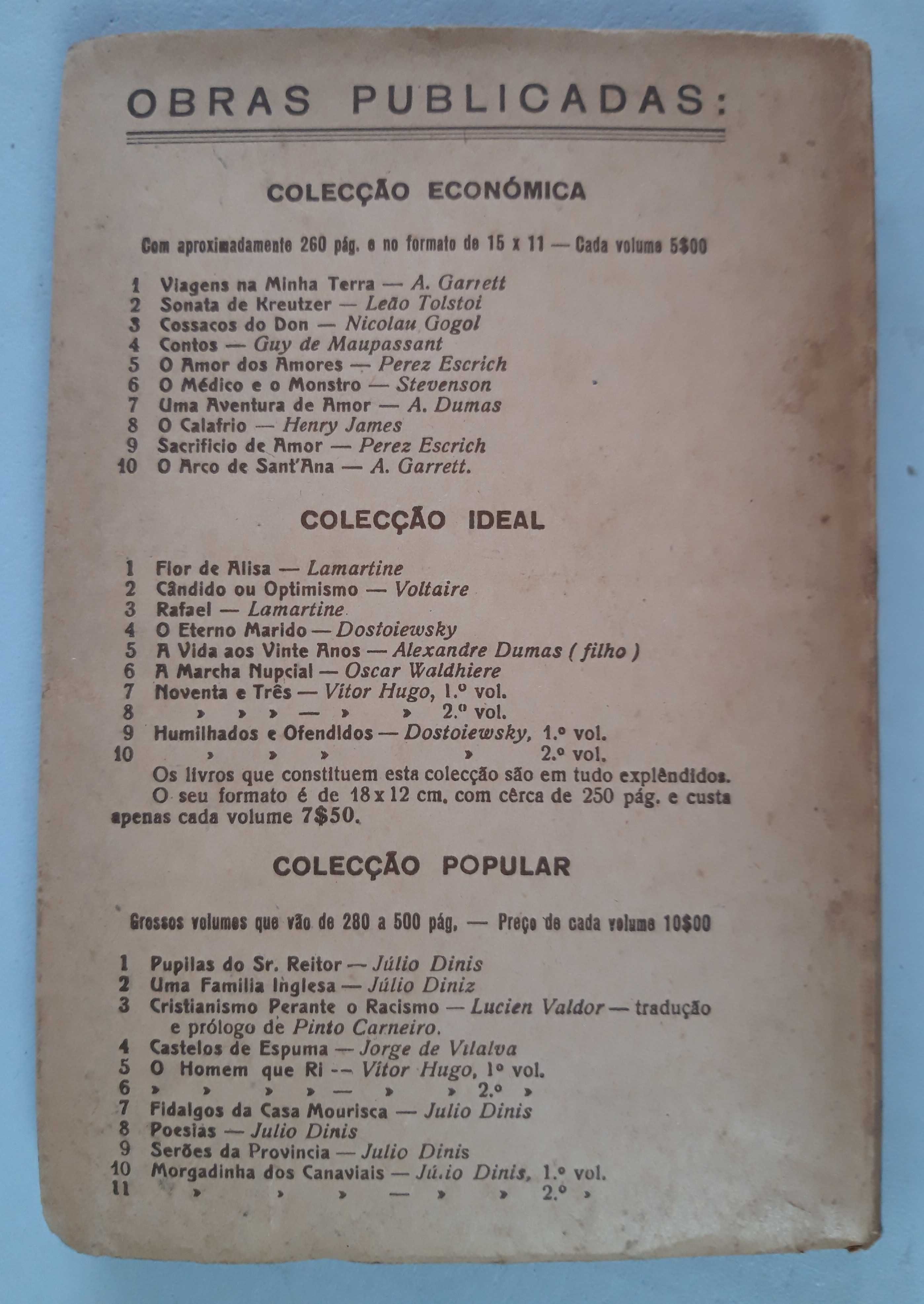 Livro Ref: CxB  - Júlio Dinis - Poesias