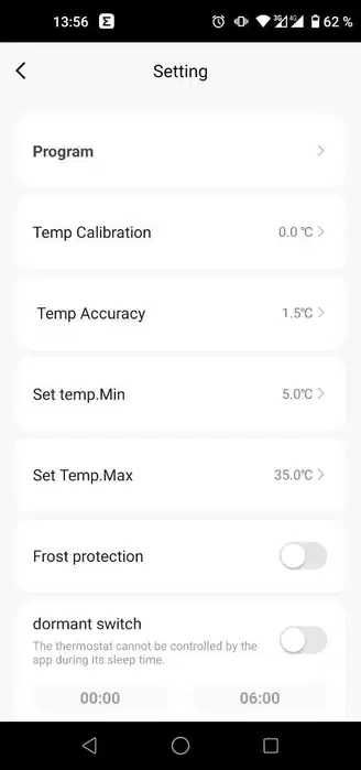 Термоголовка терморегулятор TRV на радиатор батарею WiFi Tuya SmartLif