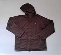 Мужская винтажная демисезонная коричневая куртка/ветровка Timberland L