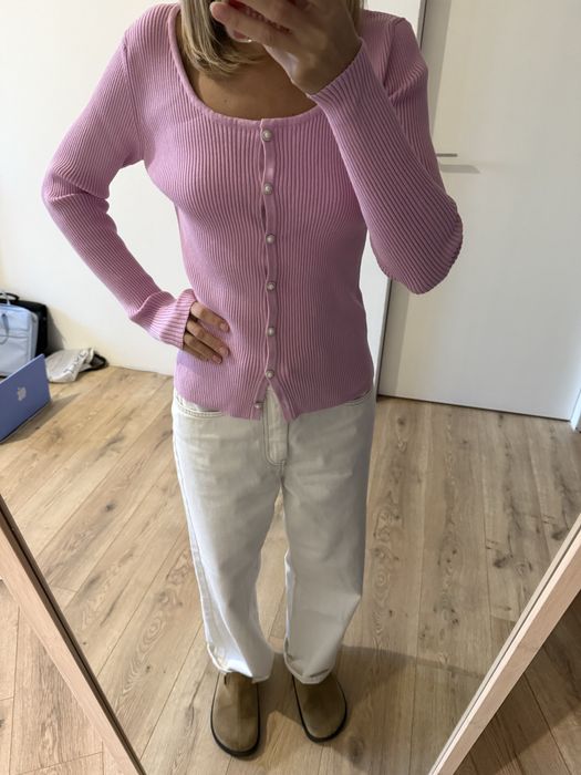 Рожевий кардиган Shevchenko