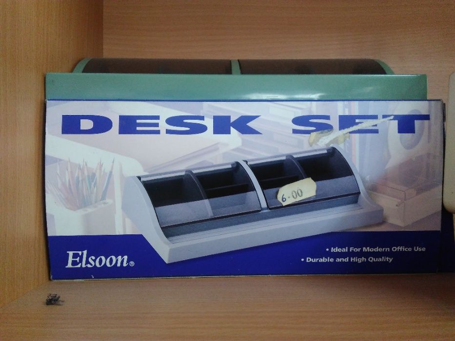 Desk set organizador de secretária clips