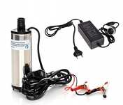 Pompa, Pompka Do Spuszczania Paliwa Ropy Oleju 12V 1,5A + Adapter 230V