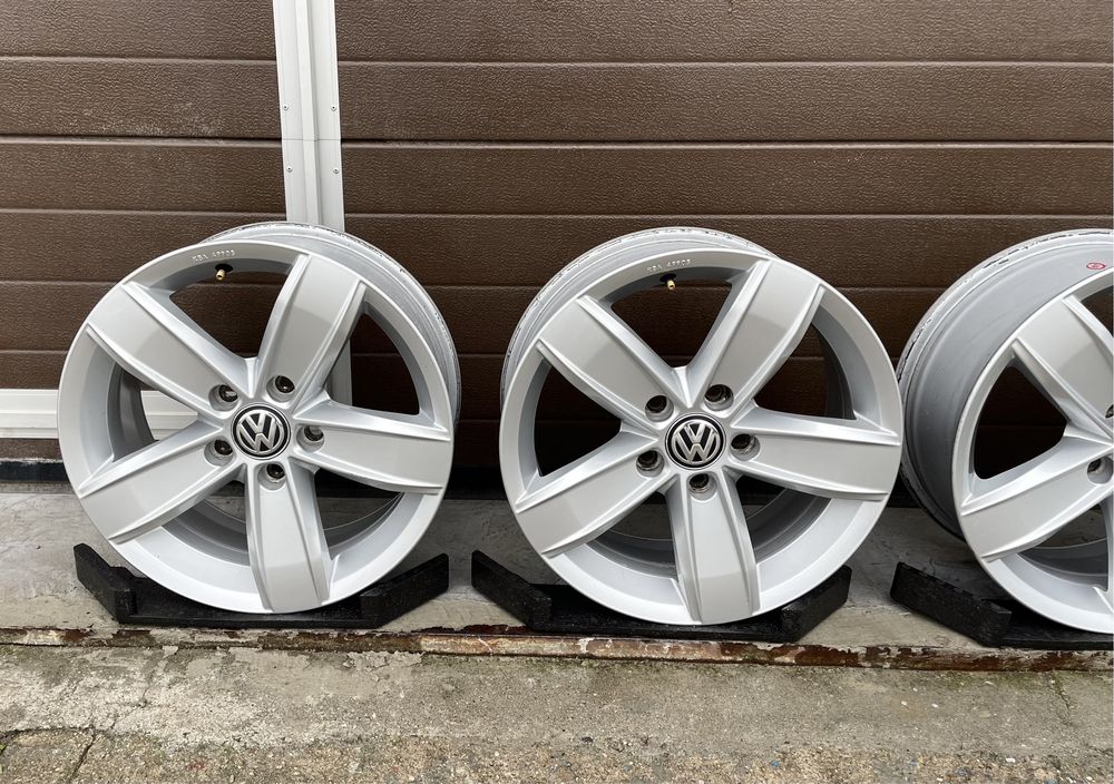 4x felgi aluminiowe 5x112 r16 et42 6,5J Alufelgi Oryginał VW 16”