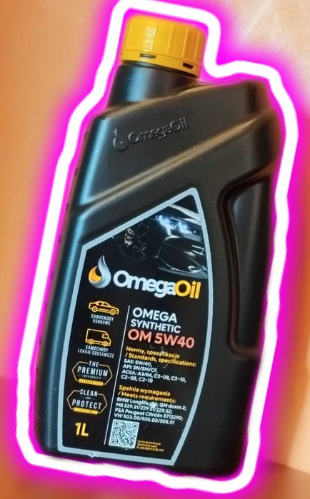 OMEGA Olej silnikowy SYNTHETIC OM 5W40 1L