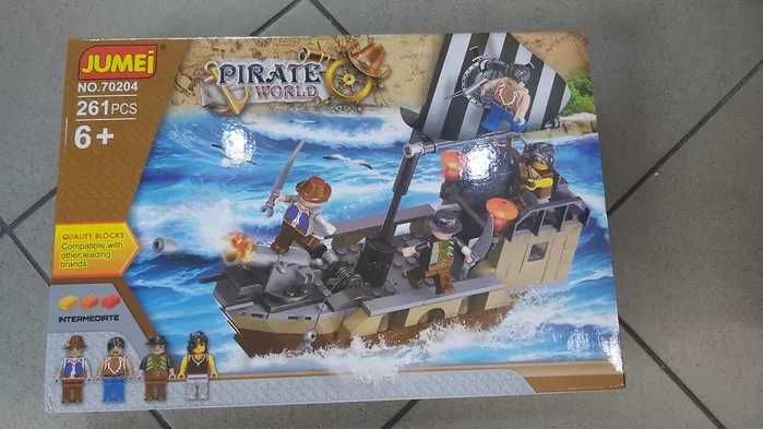 Jumei klocki lego pirate World świat piratów 261 elem wiek 6+ U TIGERA