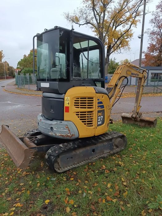 Komatsu PC 27MR  Minikoparka Kubota U-27 Bobcat E27 Yanmar Vio JCB Volvo Ecr 25