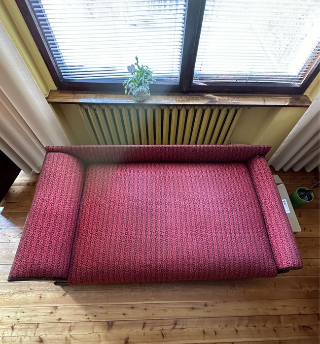 Wypoczynek kanapa leżanka z szafeczką vintage prl 2szt