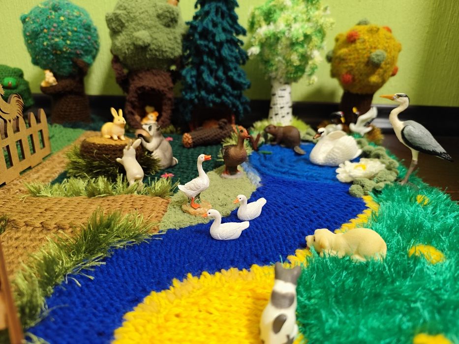 Розвиваючий килимок ферма