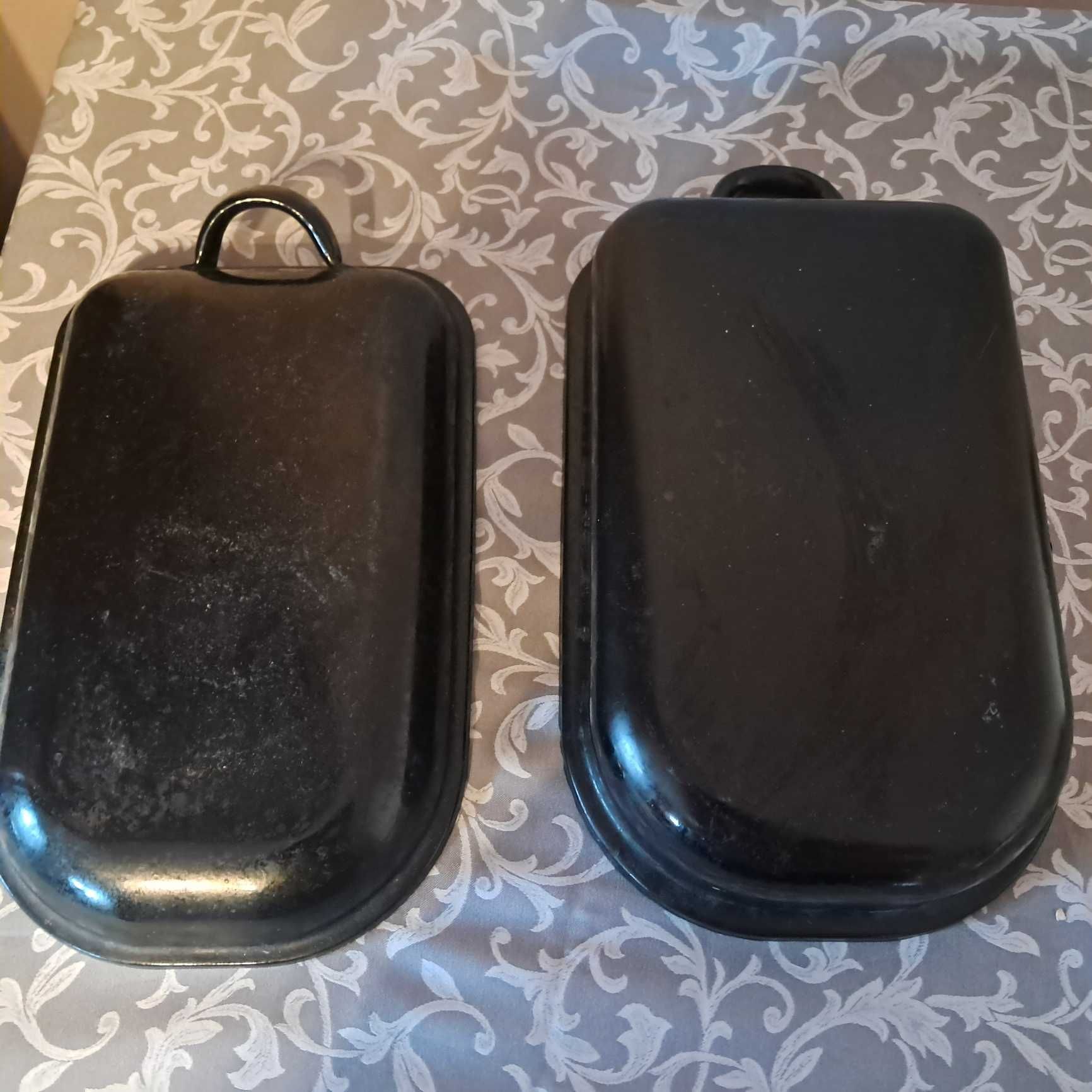 Brytwanka żaroodporna czarna, metalowa, solidna, 32,5 cm