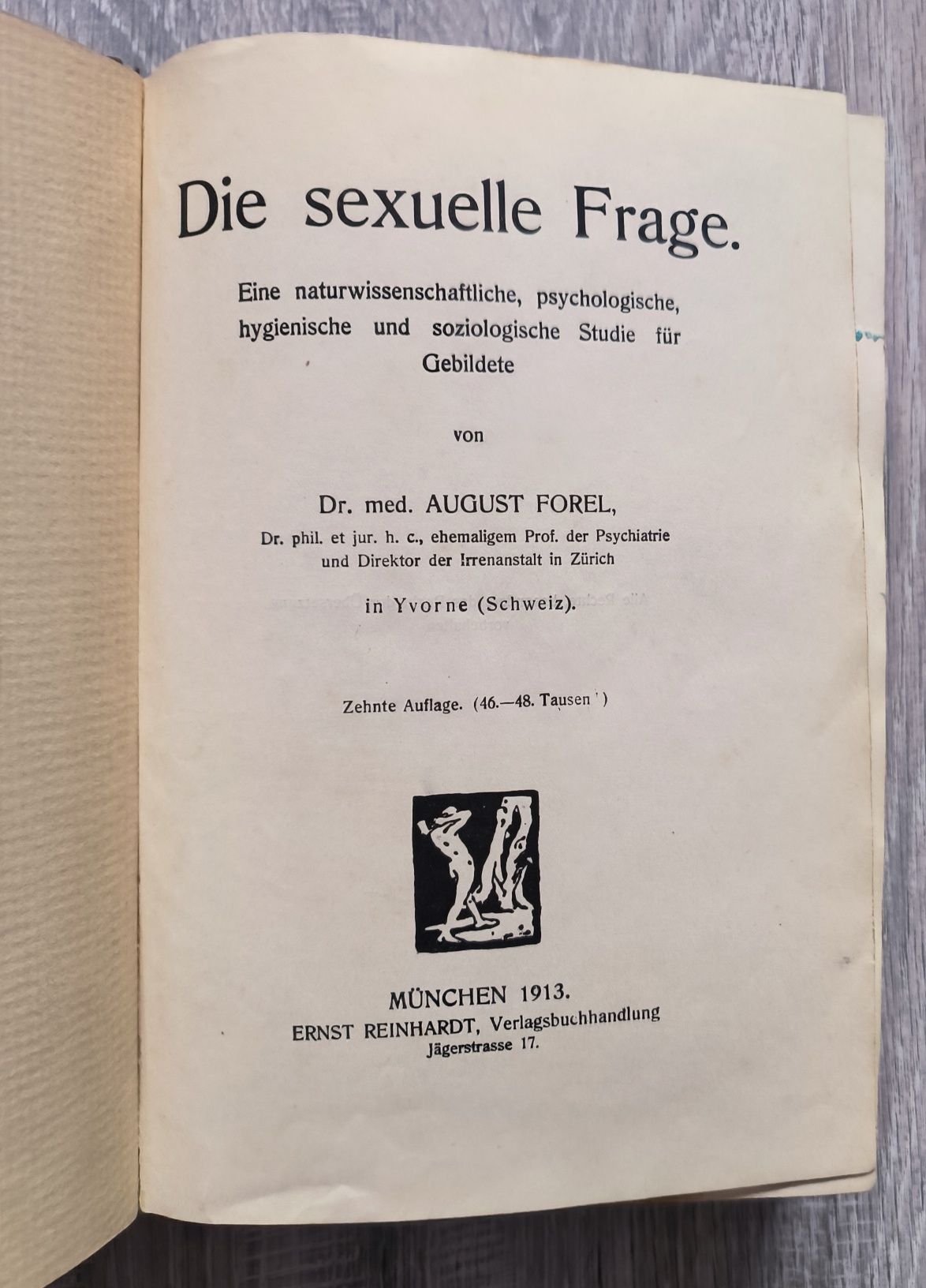 Die Sexuelle frage Forel 1913