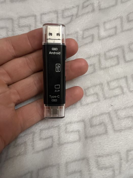 Картрідер USB 2.0 OTG 5в1 Type-c micro SD