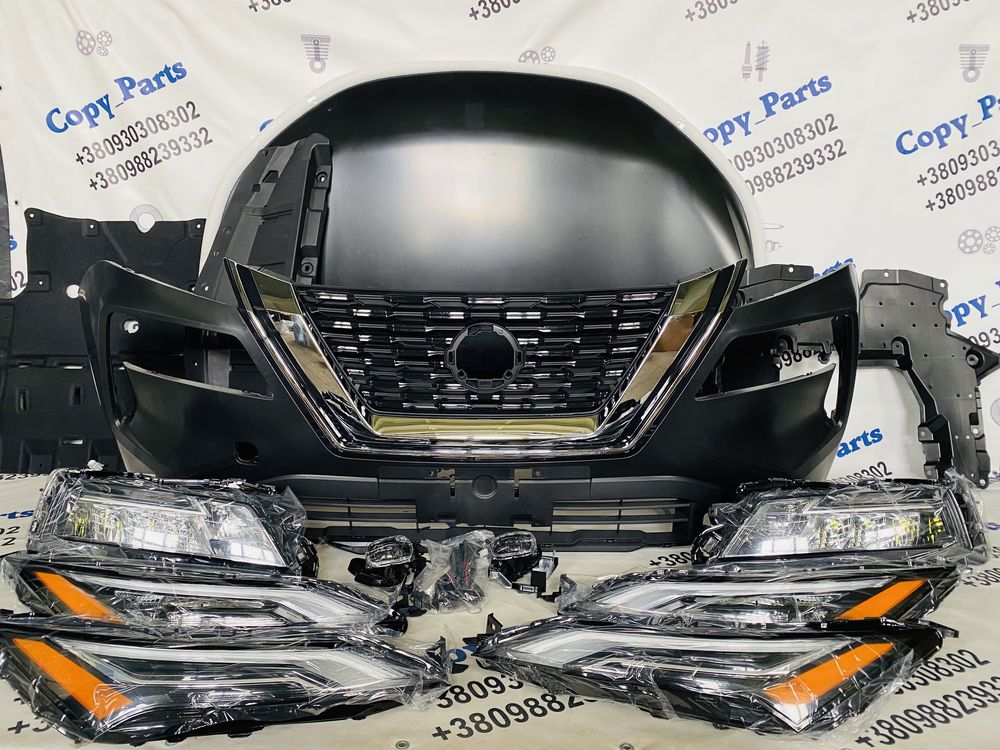 Бампер передній Nissan rogue, x- trail t33 2021, 2022, 2023