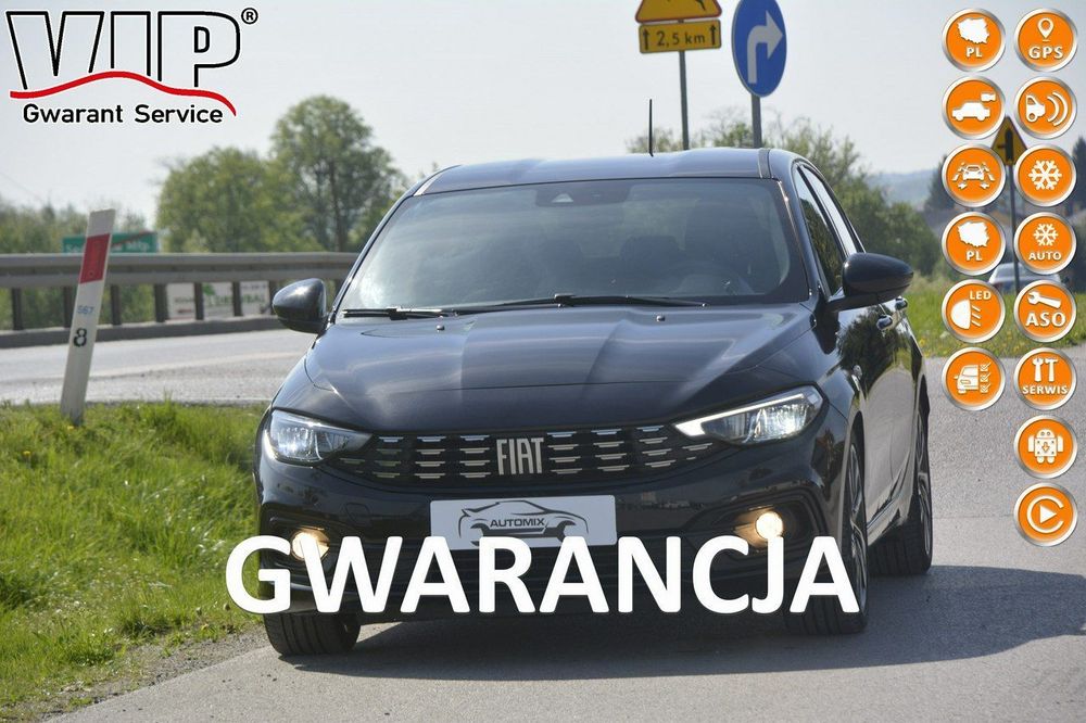 Fiat Tipo 1.0Turbo City Sport Android Auto gwarancja przebiegu kamera cofania